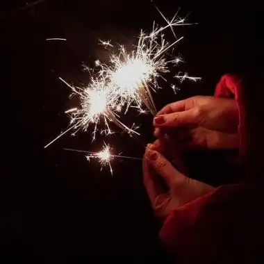 唯美烟花头像图片大全高清好看烟火里的尘埃头像