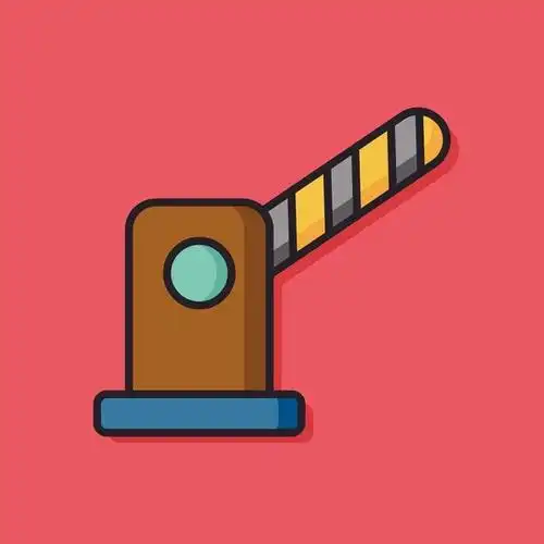 屏障,矢量,象征