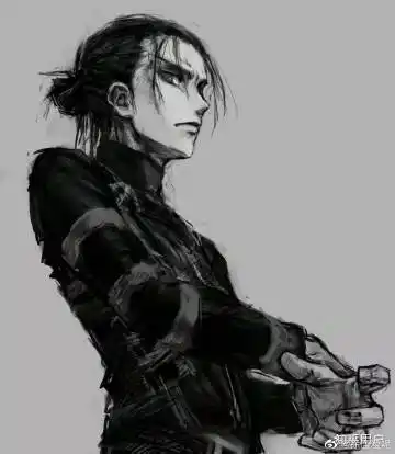 越来越喜欢艾伦的颜了,长大后头发扎起来加上一米八八一身肌肉这谁顶