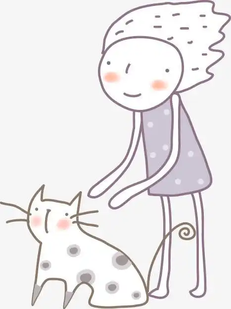 创意手绘卡通情侣形象