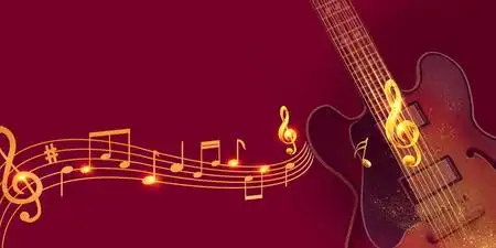 音符乐器歌唱比赛音乐会音乐梦想文化艺术节音乐节舞台背景