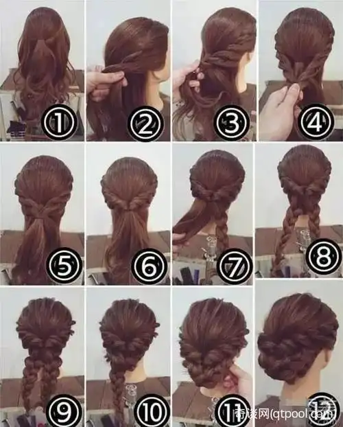 9款日常编发图解编头发也可这样简单-奇谈网