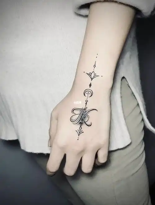 手背纹身设计制作73