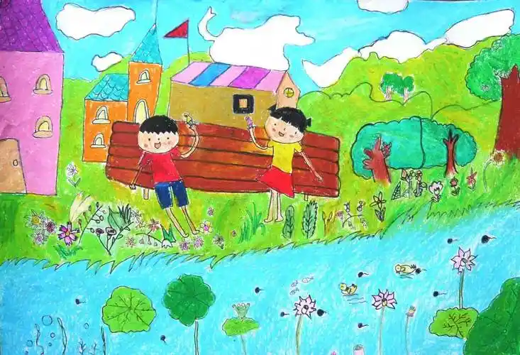 三年级水彩画简单又漂亮 水墨画三年级简单 漂亮