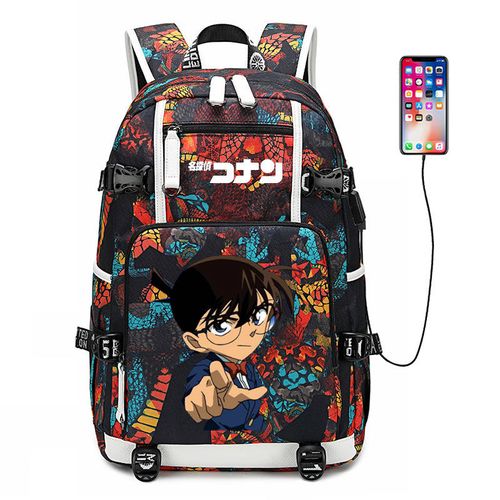 2022新款名侦探柯南书包柯南怪盗基德灰原哀kid周边双肩背包学生男女