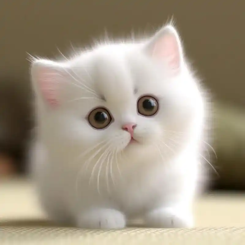 分享几张小白精灵,可爱.#图文来了 #谁能拒绝傻憨憨的小猫咪 - 抖音