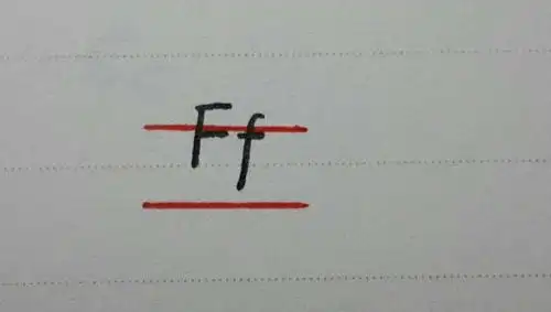 字母f