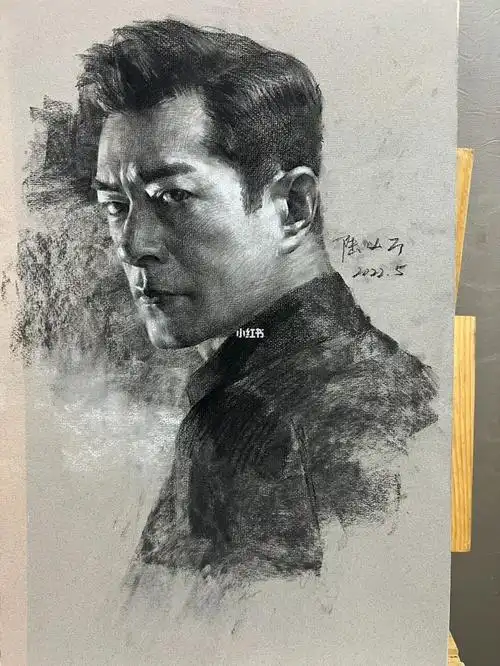 画的像不古天乐素描