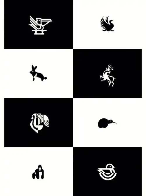 logo设计  #图形  #线条logo  #logo  #动物logo  #动物logo设计