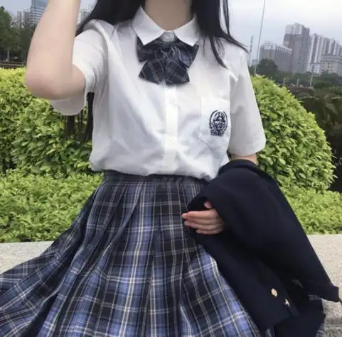 jk制服女生头像泷岛海