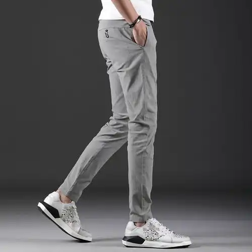 春季新款男士运动裤男裤子男修身韩版潮流男生小脚休闲裤sb568