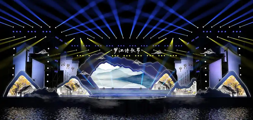 中式舞美设计|三维|建筑/空间|设计小丸子j - 原创作品 - 站酷 (zcool