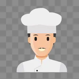 "卡通厨师头像"