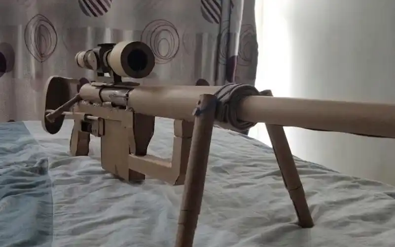 【纸板枪】m200酒精枪