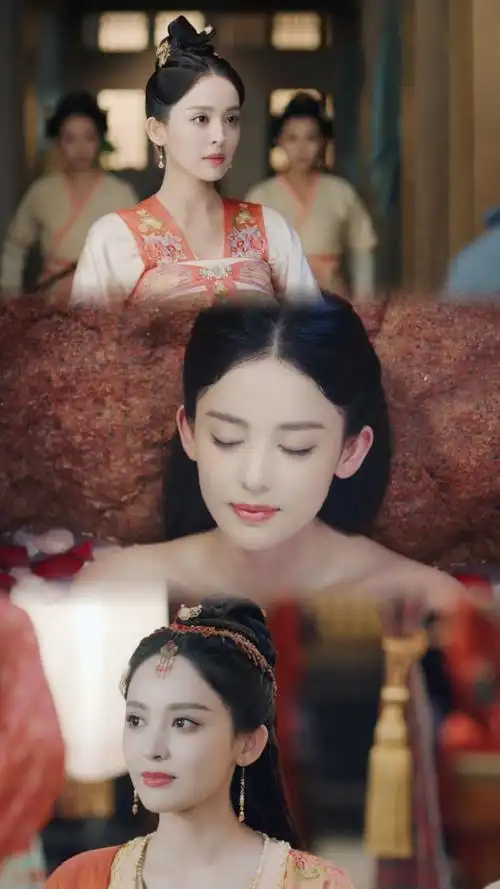 娜扎新剧花瓣浴##琉璃花瓣浴