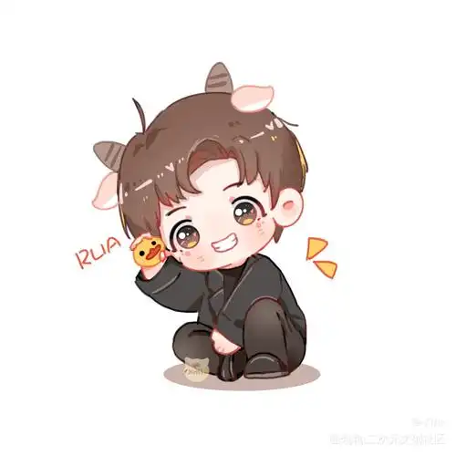 捏鸭鸭_q版cv羊仔绘画作品