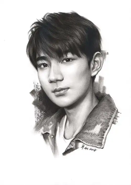 严冰明星素描合辑