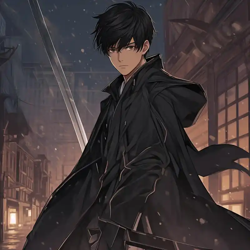 动漫风格,冷酷霸气的男生头像90