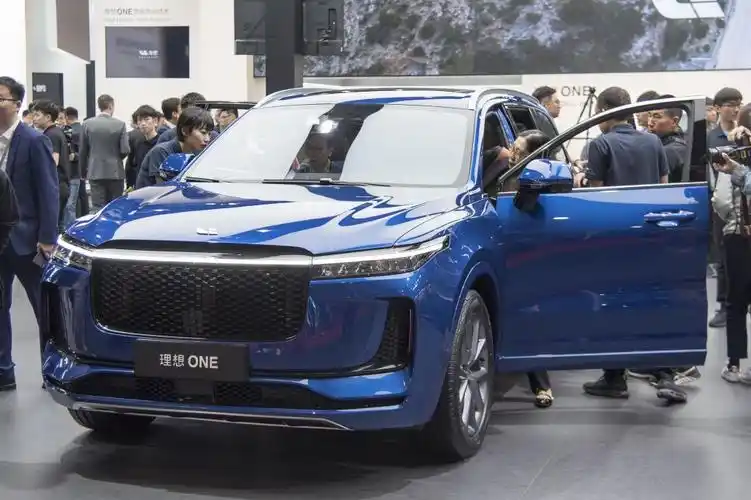2019年4月16日,上海车展,理想展台上的理想one