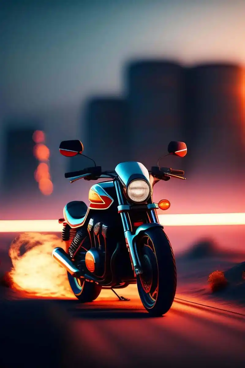 摩托车 机车 4k高清 ai手机壁纸 骑着摩托车走天涯 喜欢的就保存吧