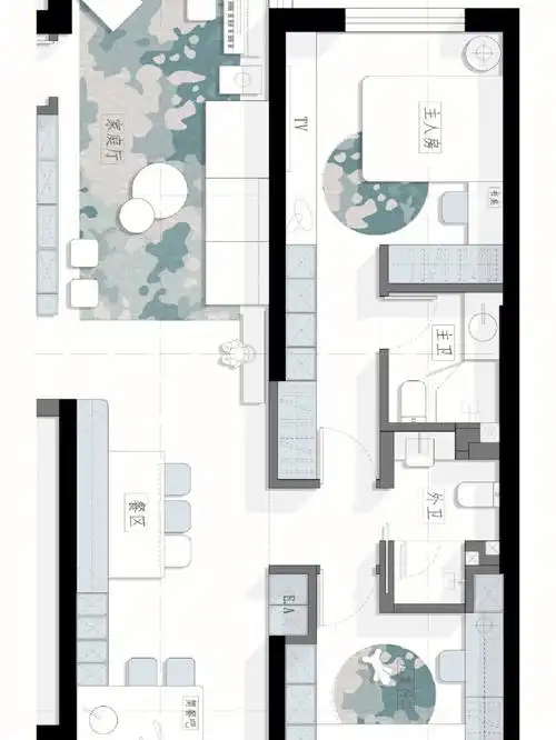 120平家有儿女的房子如何设计