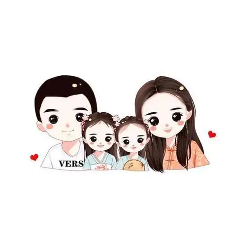 单独两个女儿微信头像卡通 卡通头像图片大全 -【爱个性】