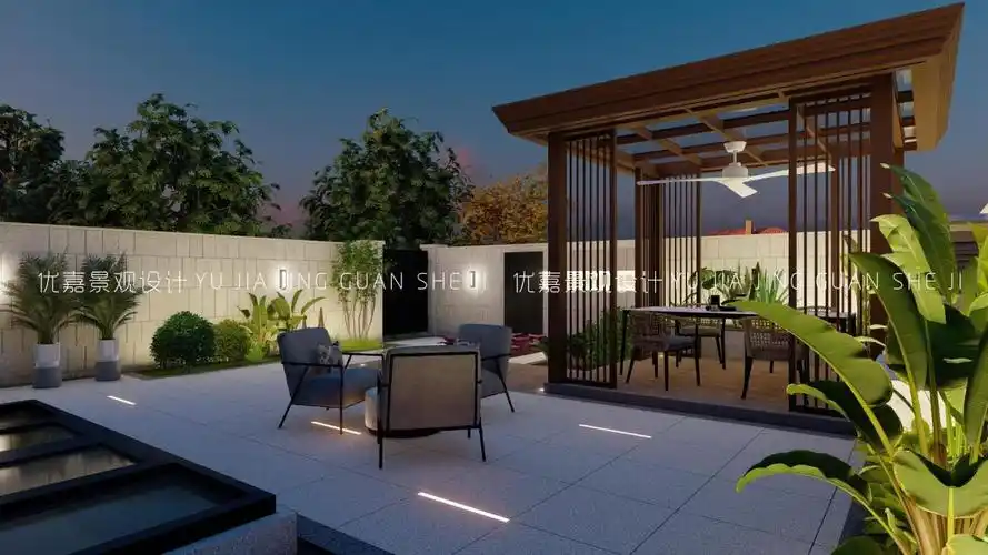 私家庭院花境效果图(庭院花园怎么设计)