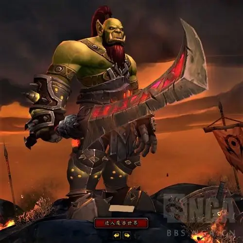 还有人记得魔兽争霸里面的兽人剑圣-萨穆罗吗?