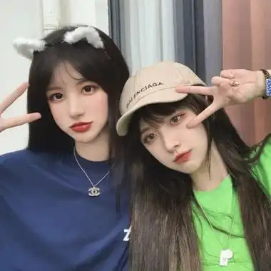 高清霸气闺蜜头像一左一右可爱美丽图片_闺蜜姐妹_美头网