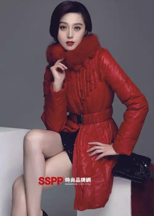 范冰冰全新演绎odd欧帝帝时尚羽绒服2012新款展示