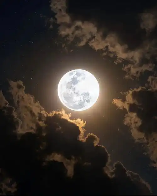 八月十五中秋節的晚上 我會對著月亮許願95希望我在意的和在意我的