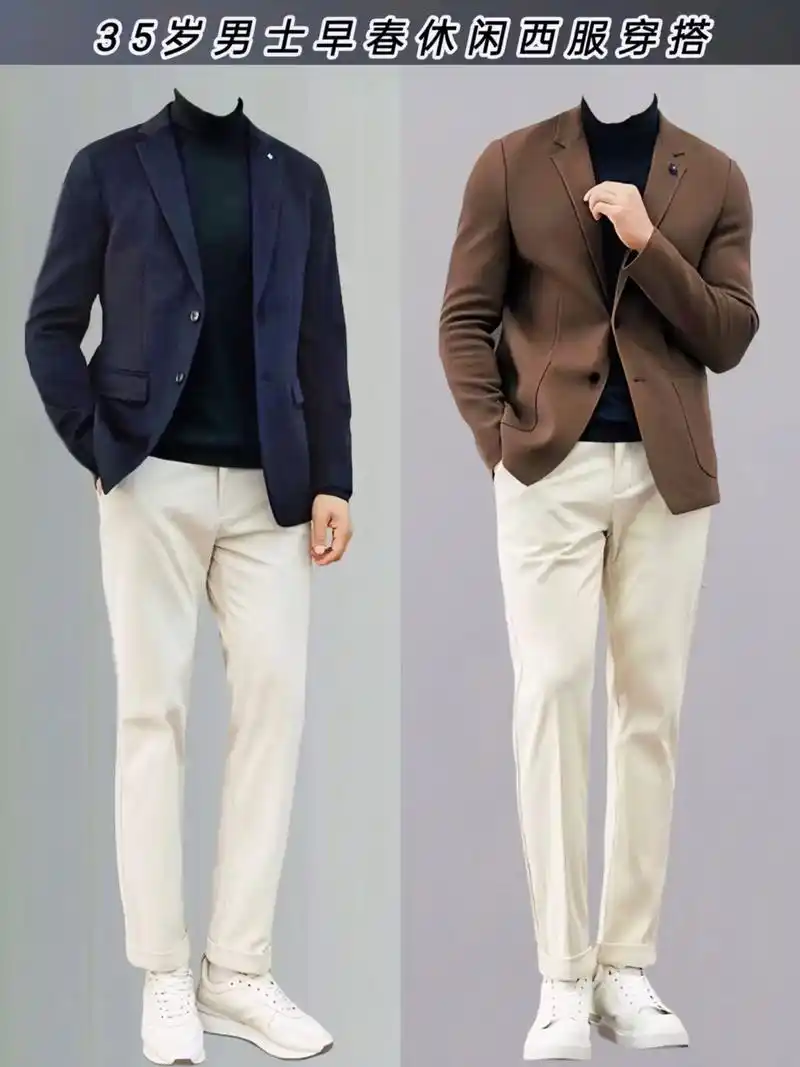 男士早春休闲套装搭配.男神们,春天就来啦,这里推荐几套休闲款 - 抖音