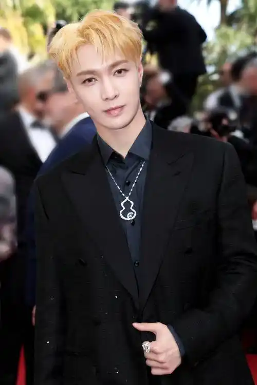 张艺兴身着brioni 出席第77届戛纳国际电影节