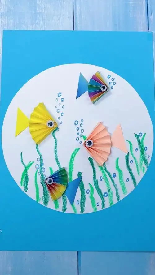 儿童卡纸手工折纸大全贴画图片大全折纸贴画制作方法图片-在线图片