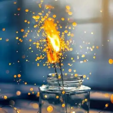 唯美烟花头像图片大全 高清好看烟火里的尘埃头像