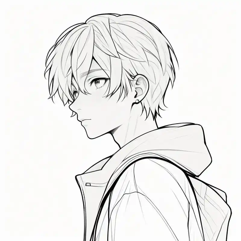 90 男生侧脸,魅力头像 92