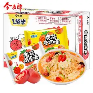 今麦郎一袋半方便面新口味番茄牛肉鸡蛋整箱袋装速食泡面袋面汤面