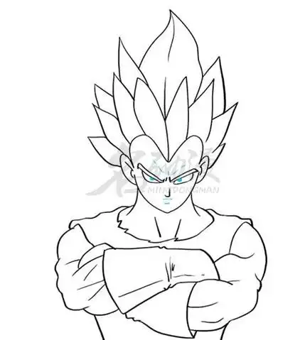 如何画好贝吉塔同人插画