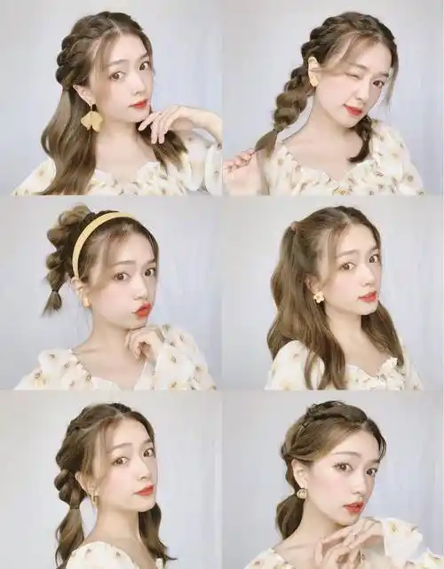 编发手残党请入,简单易上手的编发教程已备好,甜美时尚又减龄_原发型