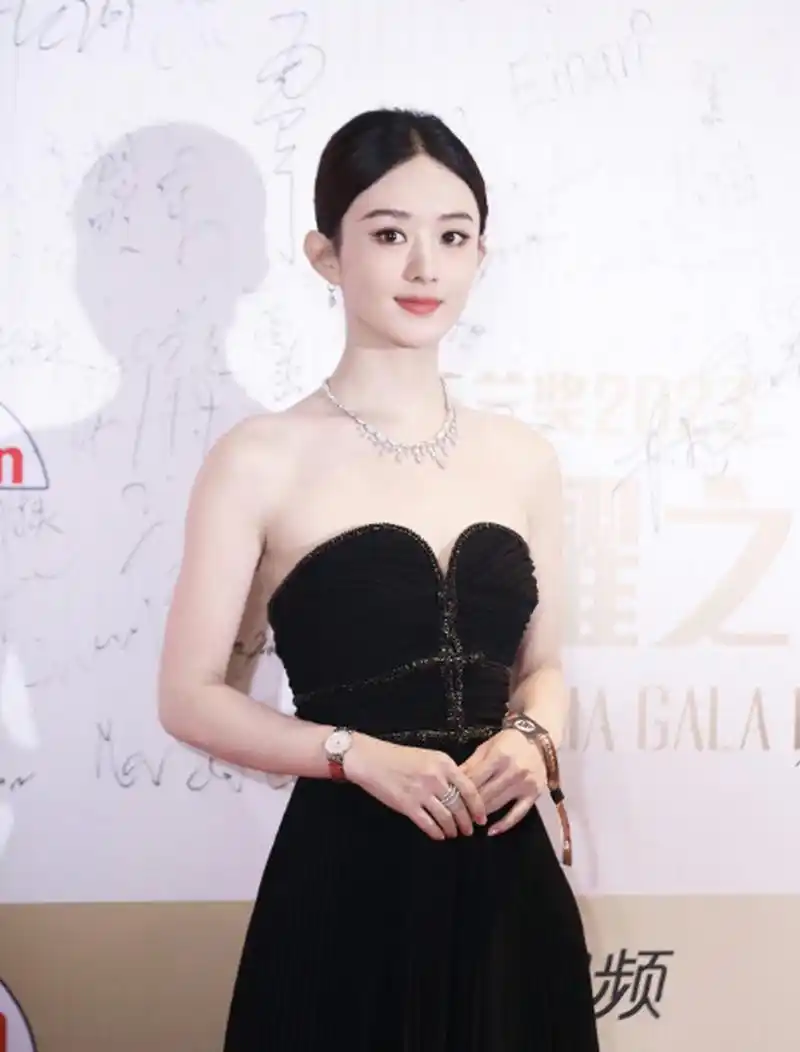 赵丽颖白玉兰奖红毯媒体生图,好优雅好漂亮 676767