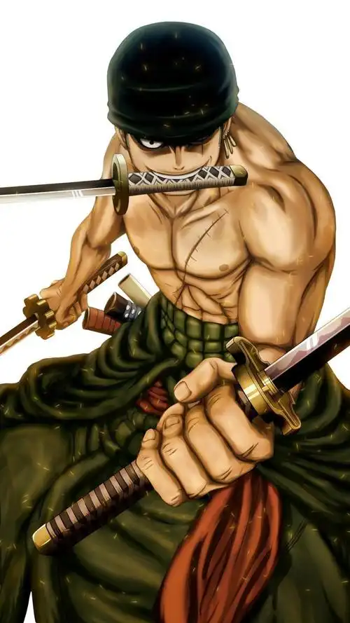 海贼王索隆炫酷三刀流,高清图片,手机锁屏桌面-壁纸族