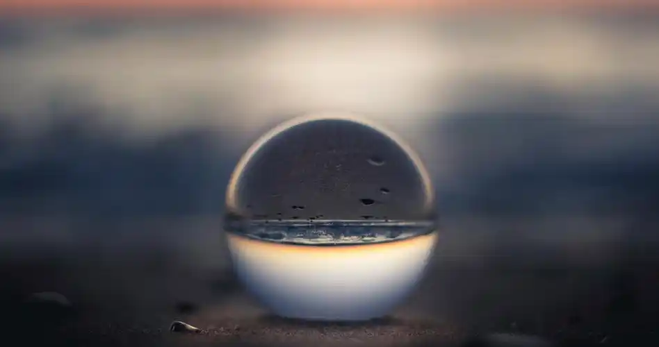 电脑壁纸 摄影 静物写真 玻璃球中的宇宙