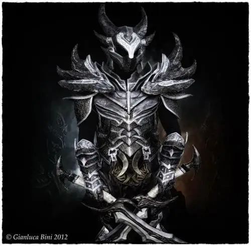 变身黑骑士玩家制作上古卷轴5现实版盔甲