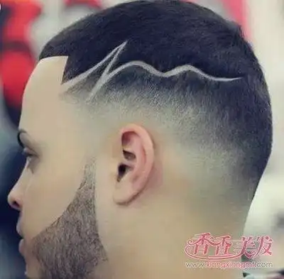 头发刻痕款式辣么多真的没你喜欢的最火的寸头刻痕图案是这几款