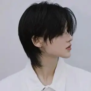 狼尾假发女短发基佬少年cos长发全头套式自然仿真发丝鲻鱼头发型