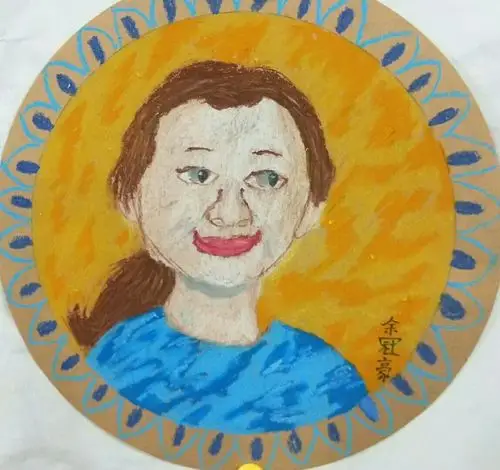 送给妈妈的自画像