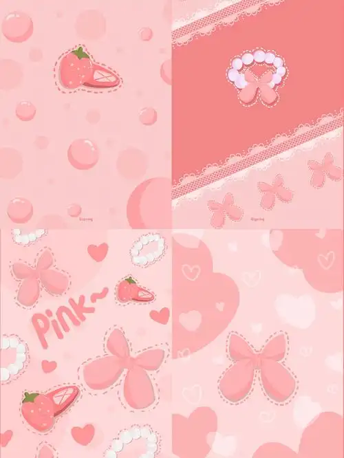 原创壁纸是粉粉的少女心壁纸啊