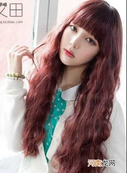 烟花烫中长发型图 超美的时尚烟花烫长发发型图片