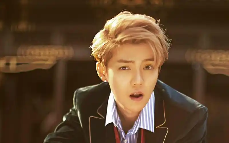 鹿晗京味十足的时尚写真图片桌面壁纸