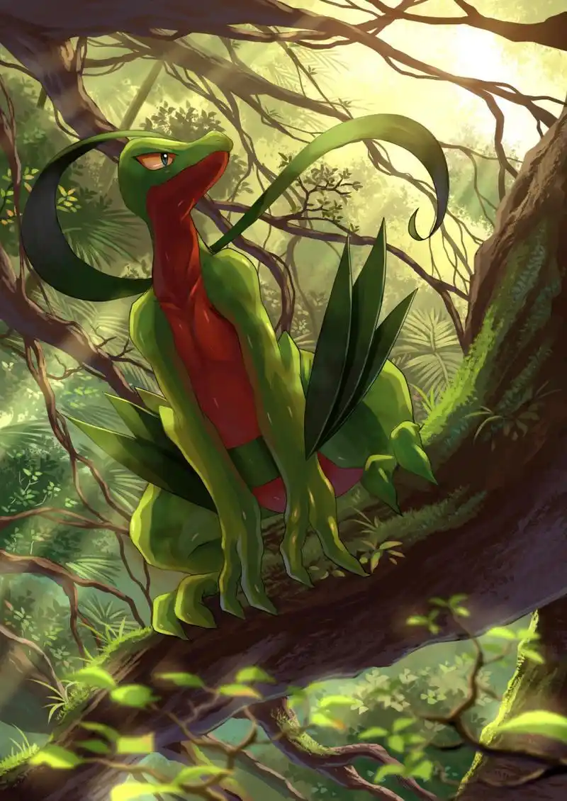 森林蜥蜴 妙蛙种子 梦幻的友情 更多宝可梦可爱头像和壁纸,可以翻看